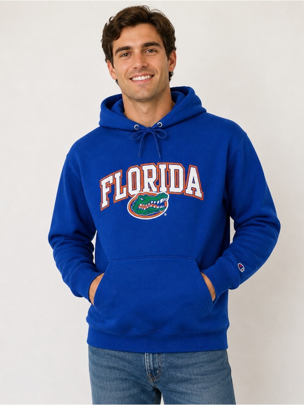 Champion Florida Gators Hoodie - Men’s M - Arch Logo NCAA Pullover Sweatshirt 🐊